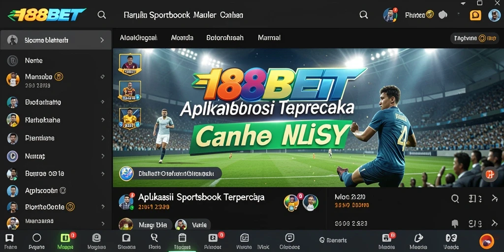 Tampilan gameplay sportsbook yang menarik dan interaktif.