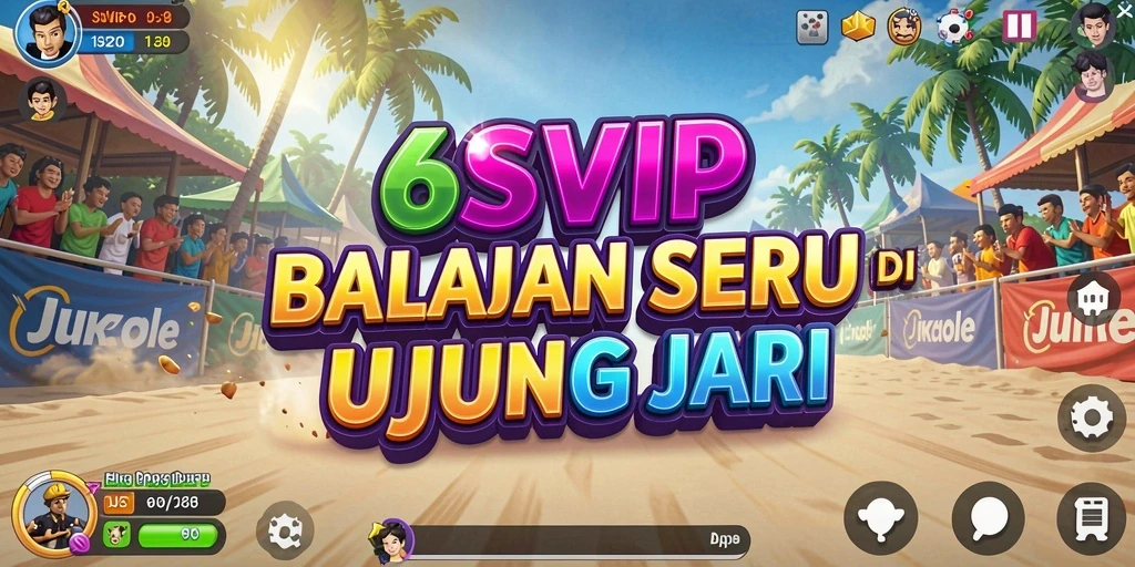 Gameplay mendebarkan di balapan 6SVIP.