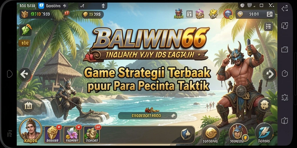Tampilan gameplay mendebarkan dari BALIWIN66 dengan pertempuran strategi.