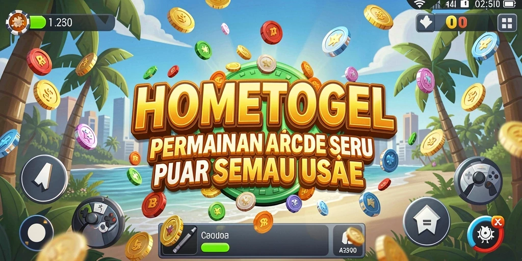 Tampilan gameplay HOMETOGEL yang penuh aksi dan tantangan menarik.