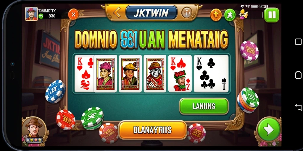 Tampilan gameplay seru di JKTWIN dengan grafis yang menarik.