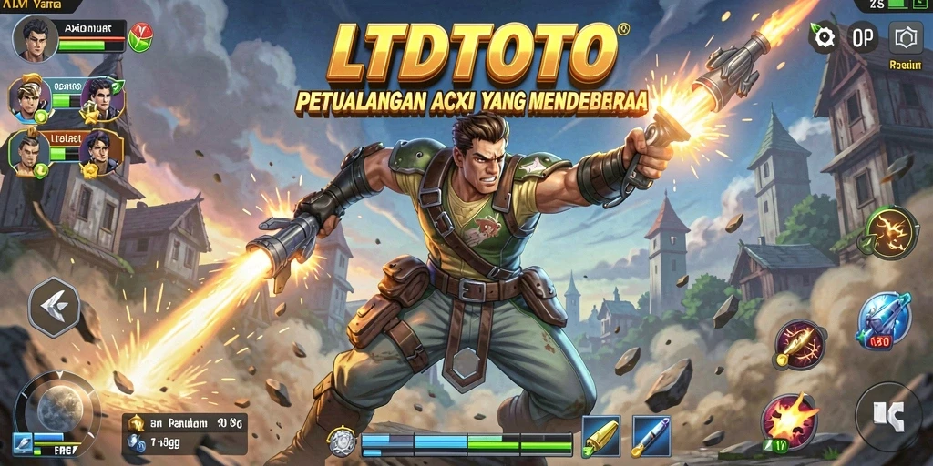 Tampilan gameplay mendebarkan dari LTDTOTO yang penuh aksi.
