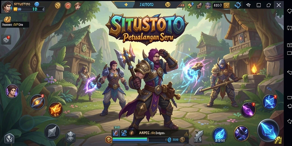 Tampilan menakjubkan dari gameplay SITUSTOTO yang penuh aksi.