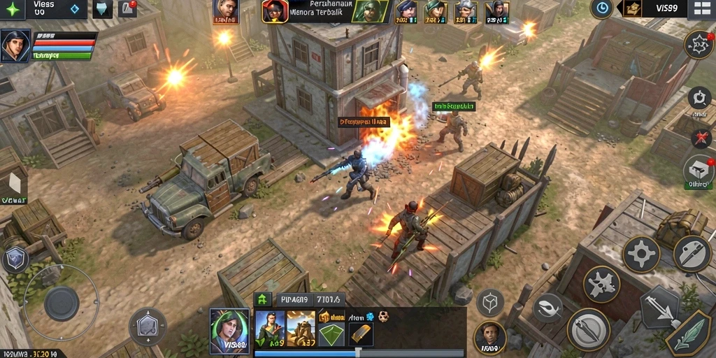 Gameplay seru Tower Defense dengan menara yang berbeda.